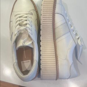 Dolce Vita Cream Platform Sneakers